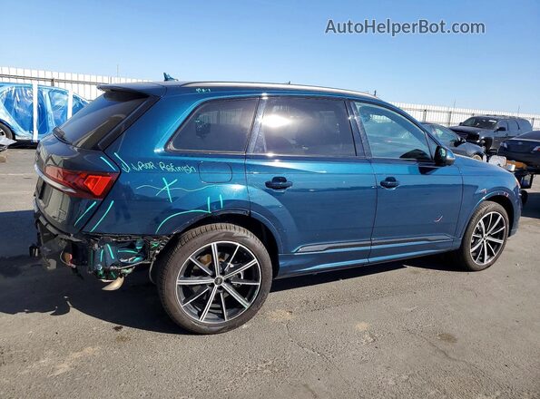 WA1LXAF78MD021304 2021 AUDI Q7 Blue Trasero derecho