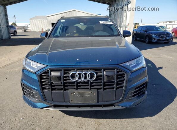 WA1LXAF78MD021304 2021 AUDI Q7 Blue Vista frontal
