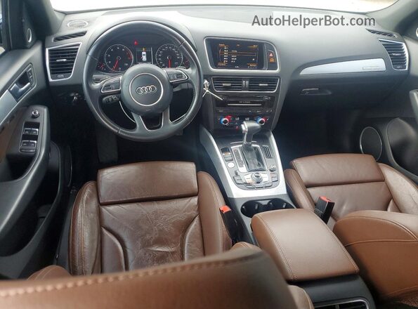 WA1M2AFP8HA076538 2017 AUDI Q5 White Vista del salpicadero