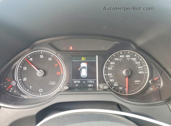 WA1M2AFP8HA076538 2017 AUDI Q5 White Vista del cuadro de instrumentos