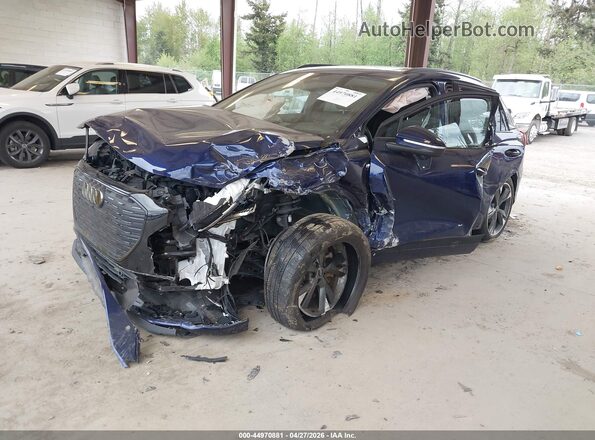 WA1M2BFZ9RP023059 2024 AUDI Q4 Blue წინა მარცხენა ხედი სამი მეოთხედიდან