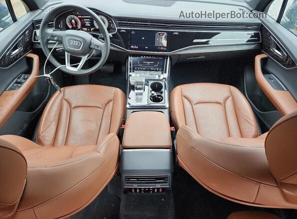 WA1MXBF71PD019845 2023 AUDI Q7 Blue Вид панелі приладів