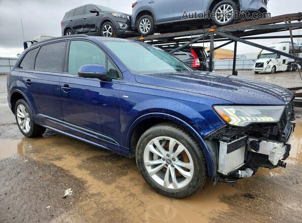 WA1MXBF71PD019845 2023 AUDI Q7 Blue Передня права чверть