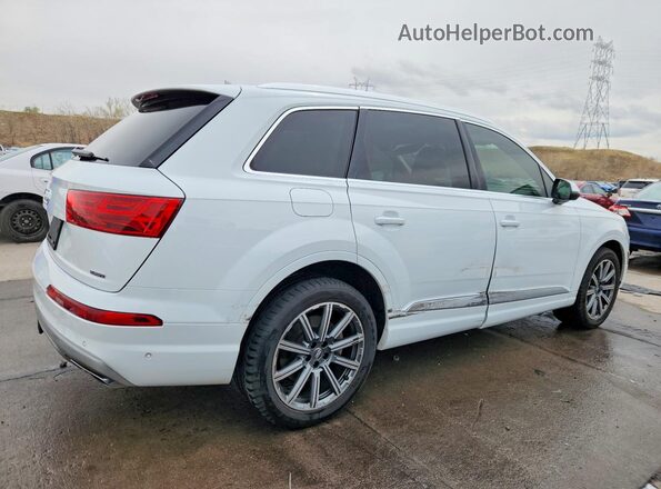 WA1VAAF7XKD041609 2019 AUDI Q7 Белый Задняя правая четверть
