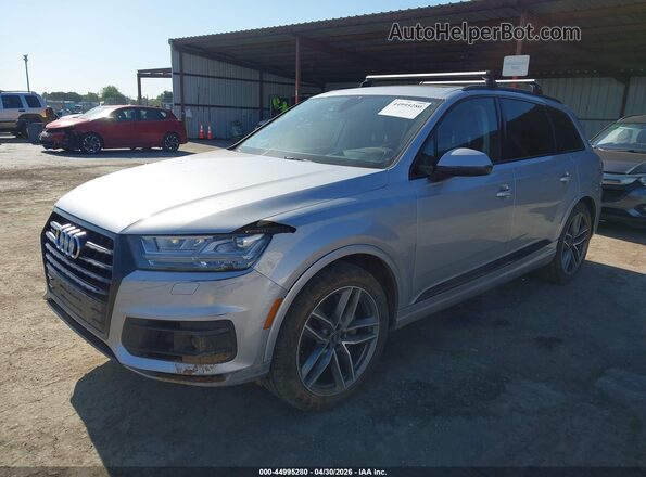 WA1VABF73JD010304 2018 AUDI Q7 Silver Передня ліва чверть