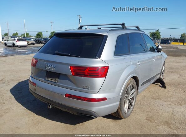 WA1VABF73JD010304 2018 AUDI Q7 Silver Задня права чверть