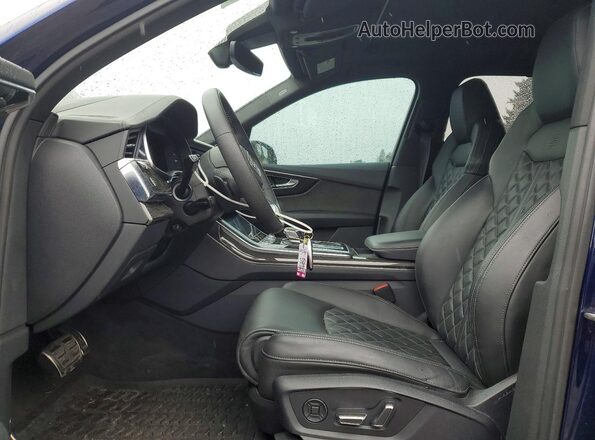 WA1VWAF71LD012387 2020 AUDI SQ7 Blue Front interior view