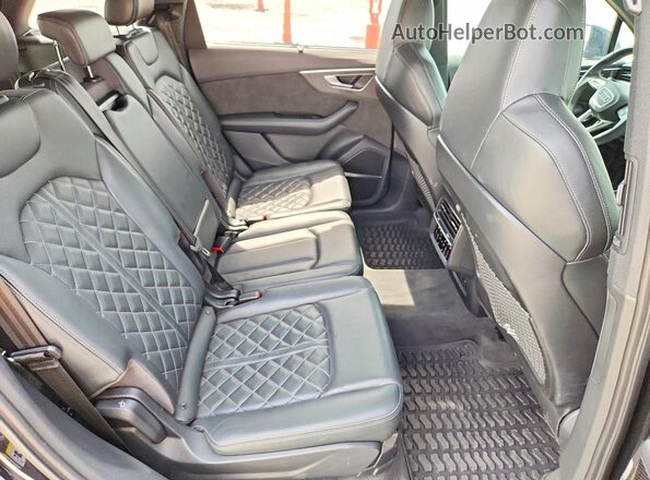 WA1VWBF71MD036633 2021 AUDI SQ7 Black უკანა სალონის ხედი