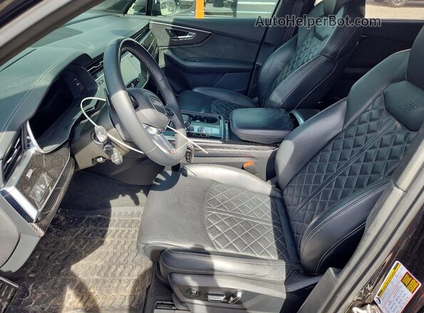 WA1VWBF71MD036633 2021 AUDI SQ7 Black წინა სალონის ხედი