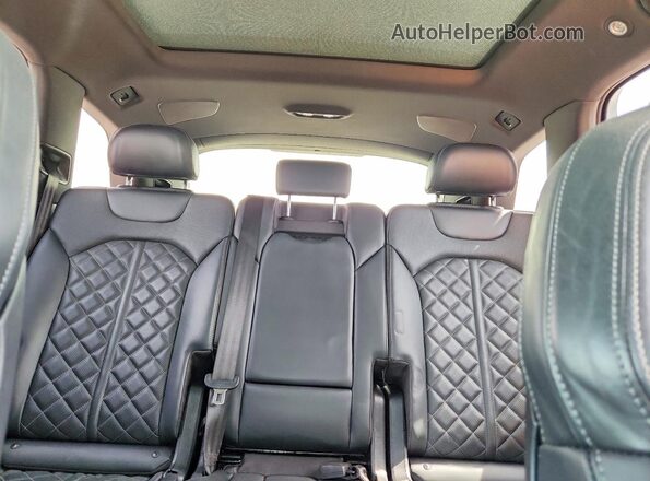 WA1VWBF71MD036633 2021 AUDI SQ7 Black უკანა სავარძლების ხედი