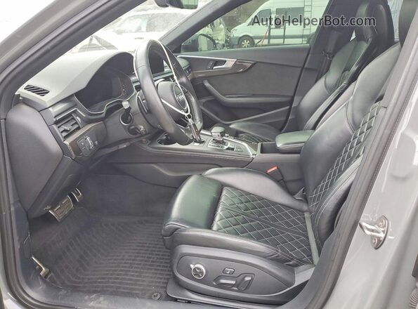 WAUB4AF41KA026131 2019 AUDI S4 Gray Front interior view