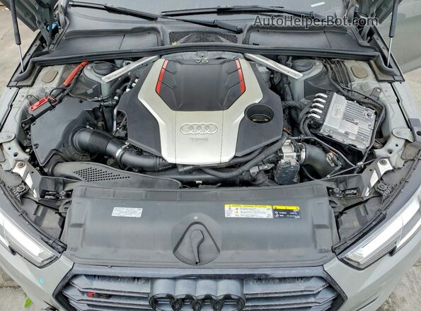 WAUB4AF41KA026131 2019 AUDI S4 Gray Rear interior view