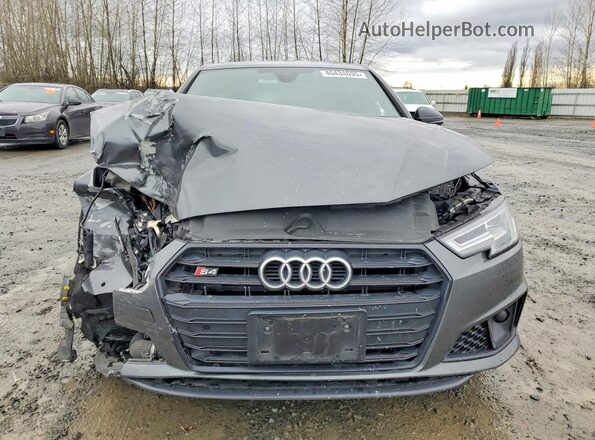 WAUB4AF43KA005507 2019 AUDI S4 Gray Դիմացի տեսք