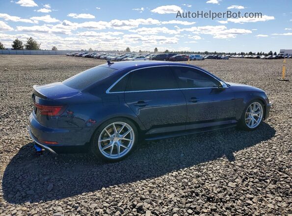 WAUB4AF44KA119676 2019 AUDI S4 Blue უკანა მარჯვენა