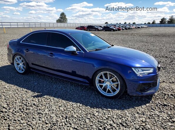 WAUB4AF44KA119676 2019 AUDI S4 Blue წინა მარჯვენა