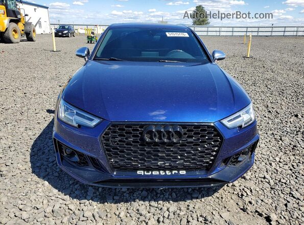 WAUB4AF44KA119676 2019 AUDI S4 Blue წინა ხედი