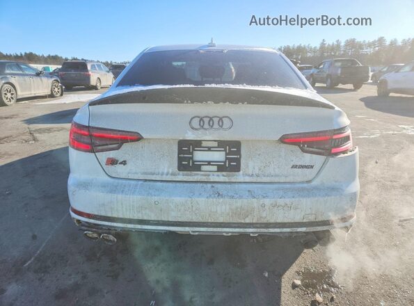 WAUB4AF45JA056392 2018 AUDI S4 White Հետևի տեսք