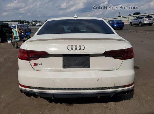 WAUB4AF47KA005316 2019 AUDI S4 White Вид ззаду