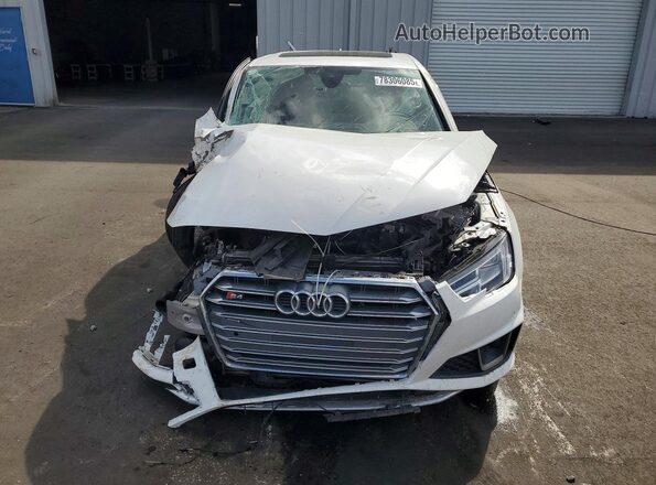 WAUB4AF47KA005316 2019 AUDI S4 White Вид спереду