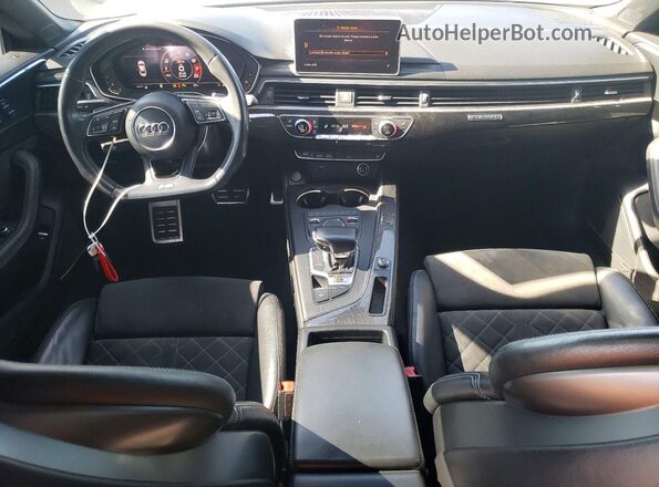 WAUB4CF53KA092605 2019 AUDI S5 Gray Widok deski rozdzielczej