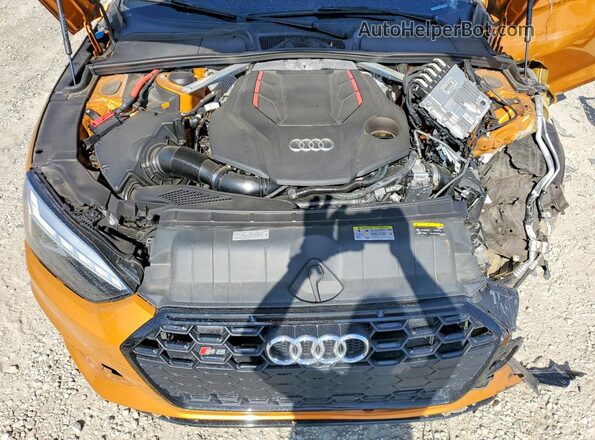 WAUB4CF54MA034229 2021 AUDI S5 Orange უკანა სალონის ხედი