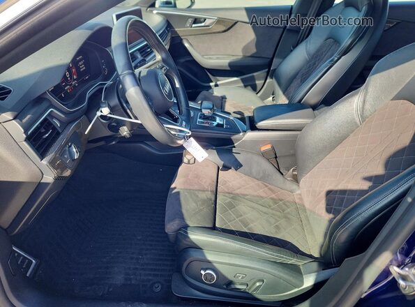 WAUB4CF5XJA028348 2018 AUDI S5 Blue Вид салону спереду