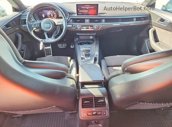 WAUB4CF5XJA028348 2018 AUDI S5 Blue Вид панелі приладів