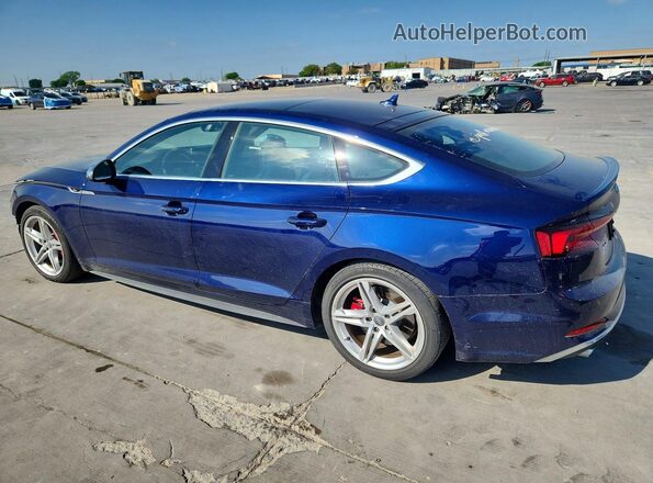 WAUB4CF5XJA028348 2018 AUDI S5 Blue Задня ліва чверть