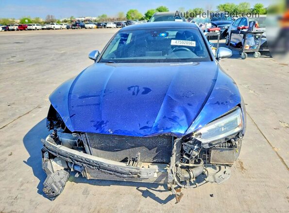 WAUB4CF5XJA028348 2018 AUDI S5 Blue Вид спереду