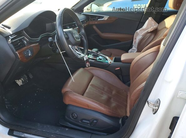 WAUBBAF44MN006781 2021 AUDI OTHER White Widok wnętrza z przodu