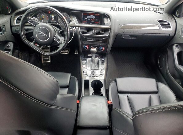 WAUBGAFL0GA006054 2016 AUDI S4 Blue Вид панелі приладів