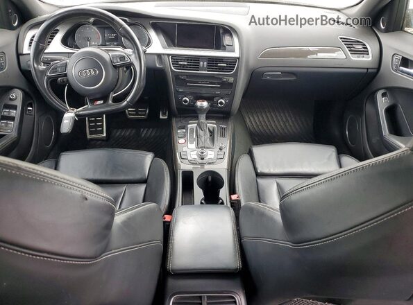 WAUBGAFL0GA006992 2016 AUDI S4 Black Dashboard view