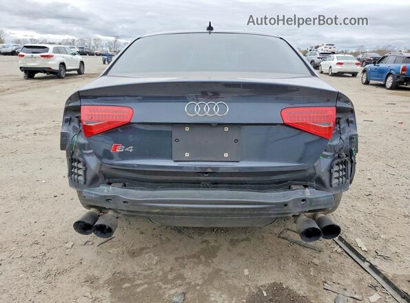 WAUBGAFL2GA003138 2016 AUDI S4 Blue Вид ззаду