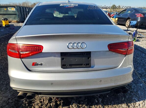 WAUBGAFL3GA009403 2016 AUDI S4 Silver Вид ззаду