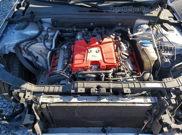 WAUBGAFL3GA009403 2016 AUDI S4 Silver Вид задньої частини салону