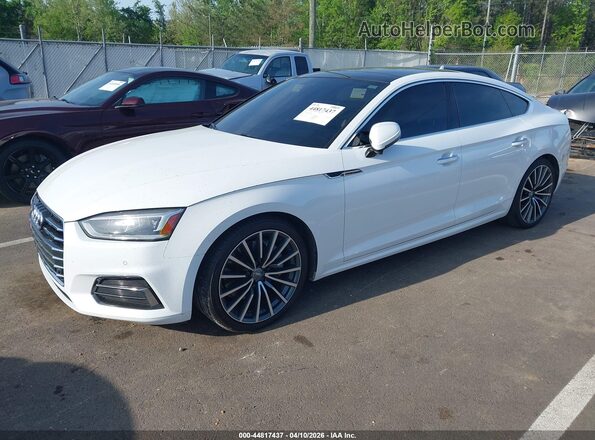 WAUBNDF53KA041012 2019 AUDI OTHER White Առջևի ձախ երեք քառորդ տեսարան