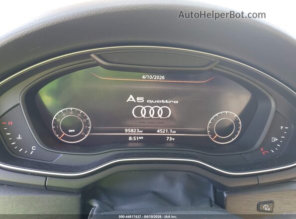 WAUBNDF53KA041012 2019 AUDI OTHER White Հետևի նստատեղերի տեսք