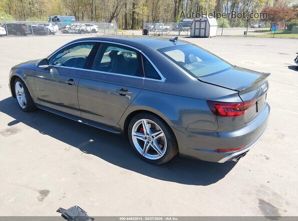 WAUC4AF42JA234635 2018 AUDI S4 Gray უკანა მარცხენა