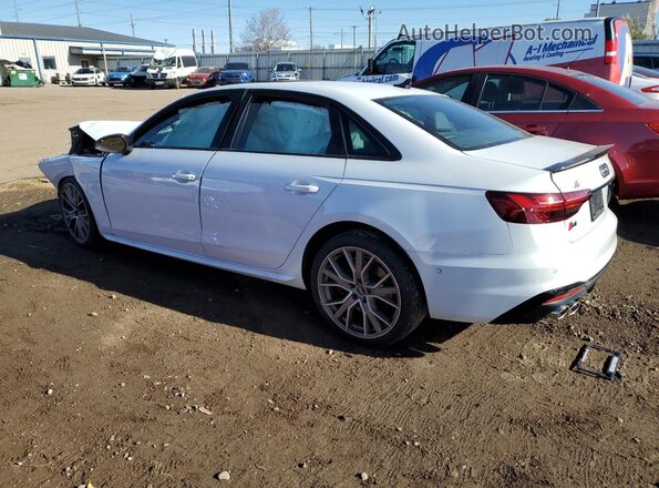 WAUC4AF45NA047122 2022 AUDI S4 White Rear left