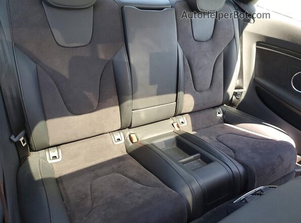 WAUC4AFR5HA001077 2017 AUDI S5 Gray უკანა სავარძლების ხედი