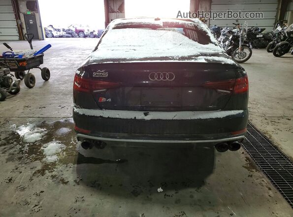 WAUC4BF41JA020581 2018 AUDI S4 Black უკანა ხედი