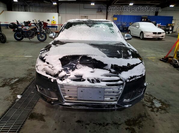 WAUC4BF41JA020581 2018 AUDI S4 Black წინა ხედი
