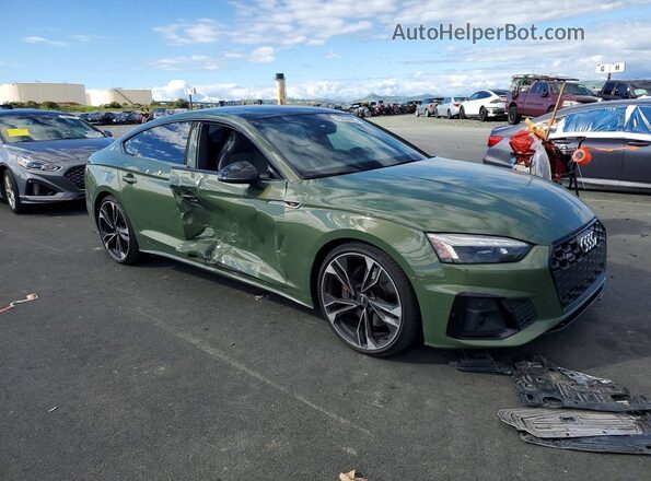 WAUC4CF53LA012483 2020 AUDI S5 Green Delantero derecho