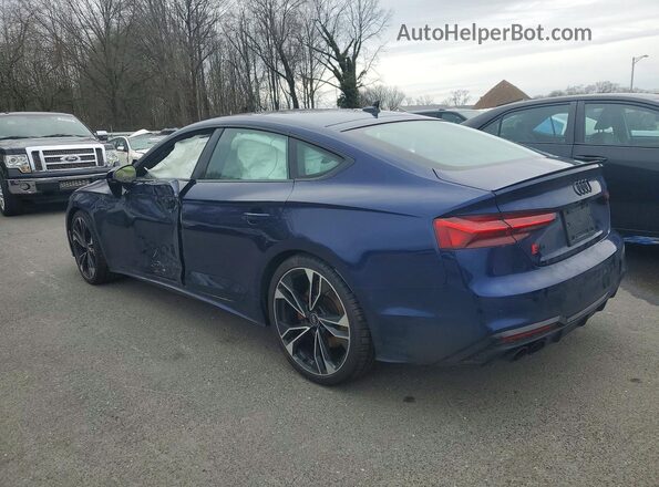 WAUC4CF59RA043021 2024 AUDI S5 Blue Trasero izquierdo