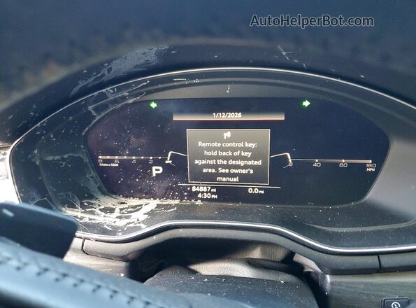 WAUENAF46LA053904 2020 AUDI OTHER Black Instrument cluster view