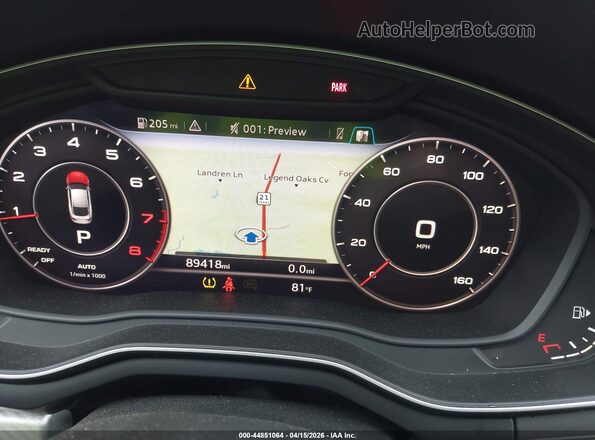 WAUENCF51KA078079 2019 AUDI OTHER Gray 