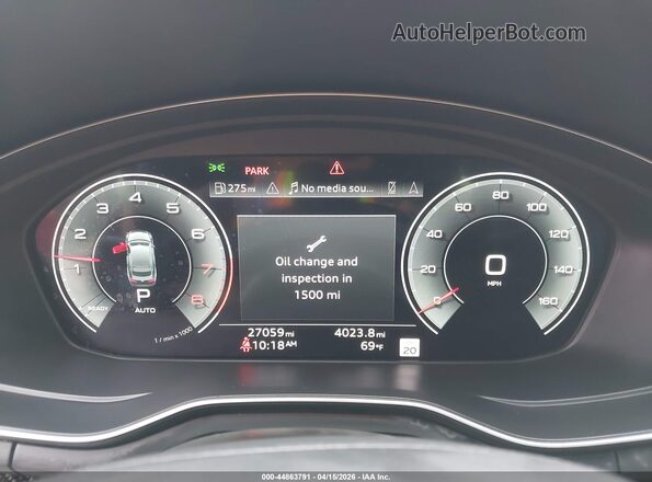 WAUFACF55SA005085 2025 AUDI OTHER Gray Vista de los asientos traseros