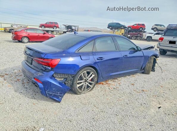 WAUFFAF20LN038761 2020 AUDI S6 Blue Rear right