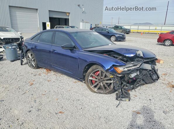 WAUFFAF20LN038761 2020 AUDI S6 Blue Front right