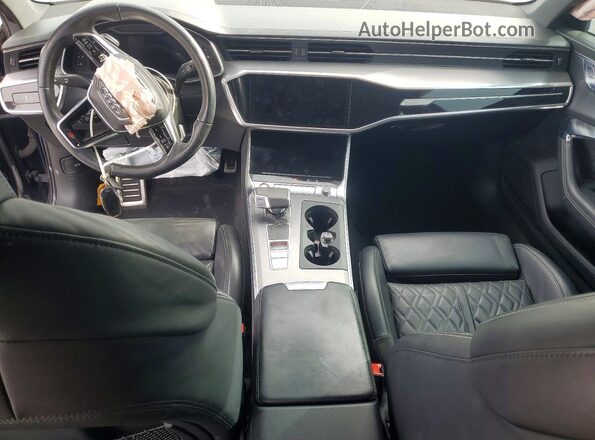 WAUFFAF20LN038761 2020 AUDI S6 Blue Dashboard view